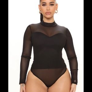FashionNova mesh bodysuit